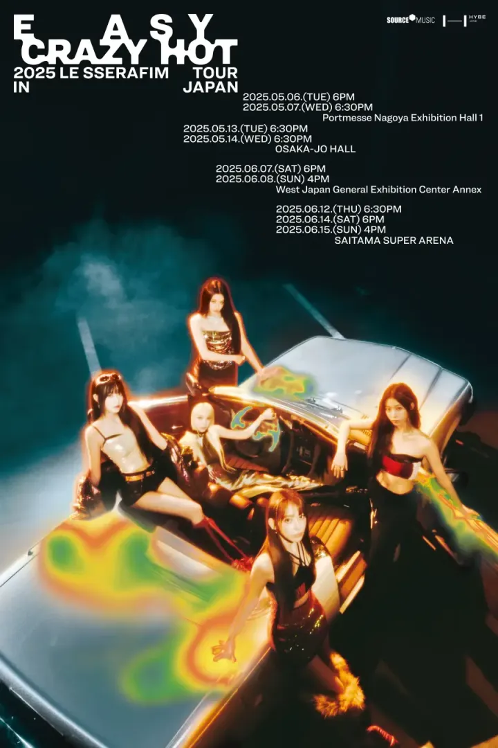 2025 LE SSERAFIM TOUR ‘EASY CRAZY HOT’ IN JAPAN