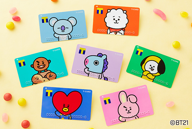 【Tカード】BT21キャラクターのデザインTカード、3月31日（水）より店頭発行受付スタート!!