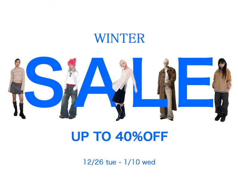 【UP TO 40%OFF】韓国ファッションサイトHANAが人気韓国ブランドのWINTER SALEを開催！