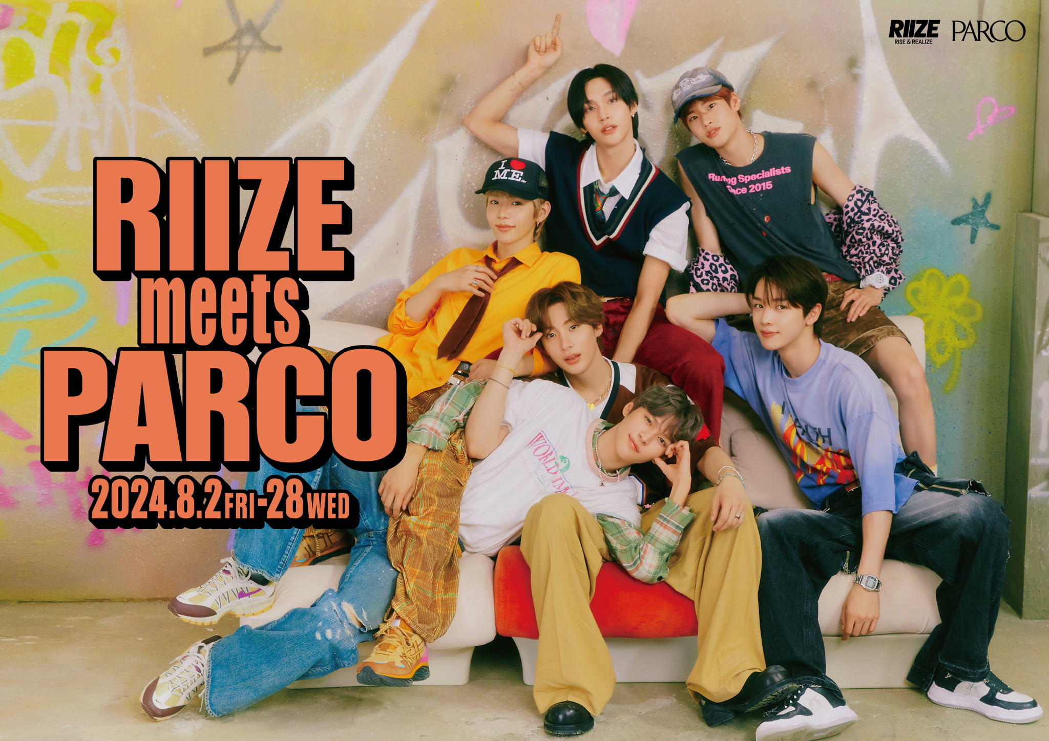 韓国人気アーティストRIIZEと全国のPARCOがタイアップ『RIIZE meets PARCO』開催！