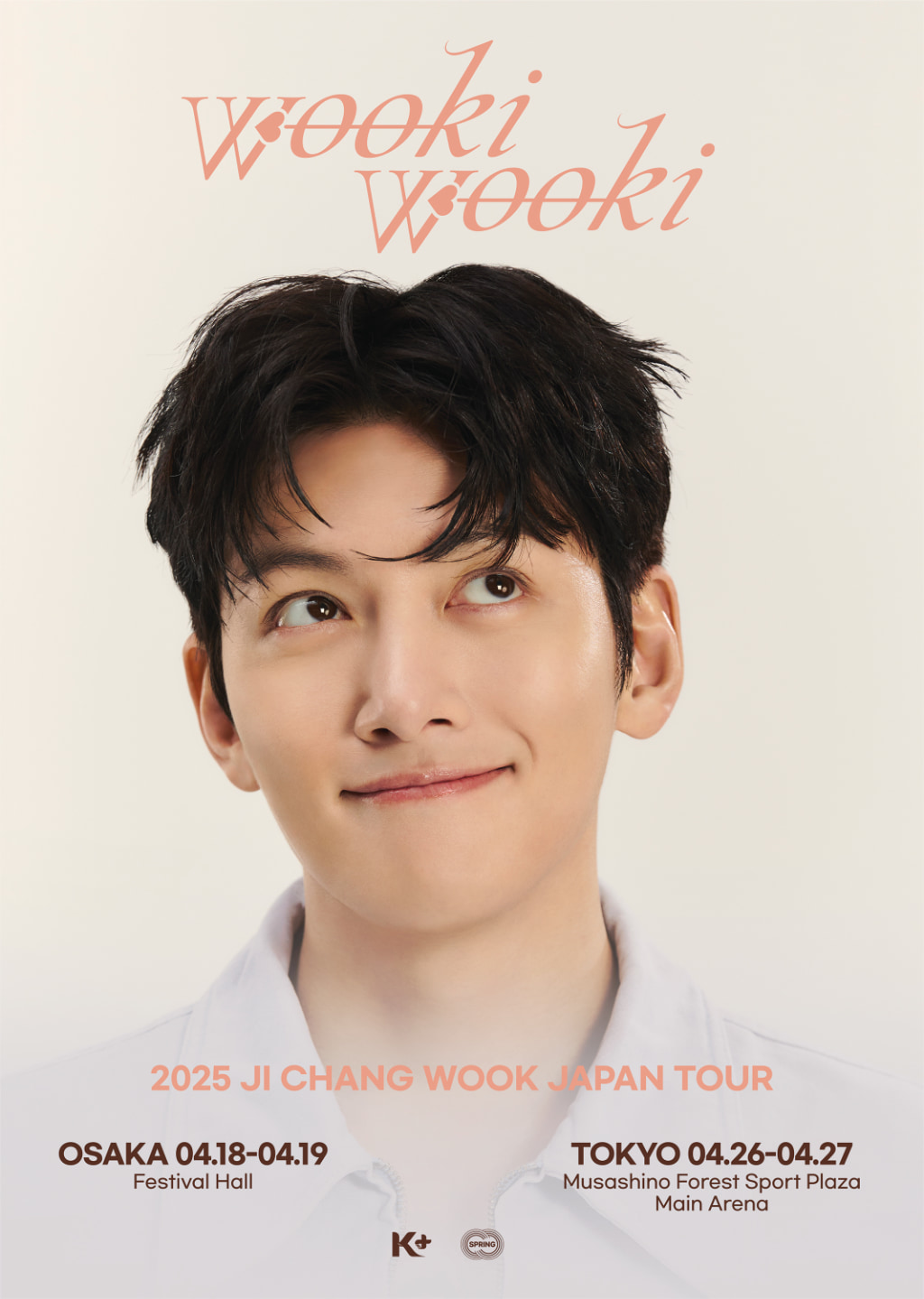 公演開催まで残すところ約1ヶ月！『2025 Ji Chang Wook Japan Tour -Wooki Wooki-』メインポスター公開