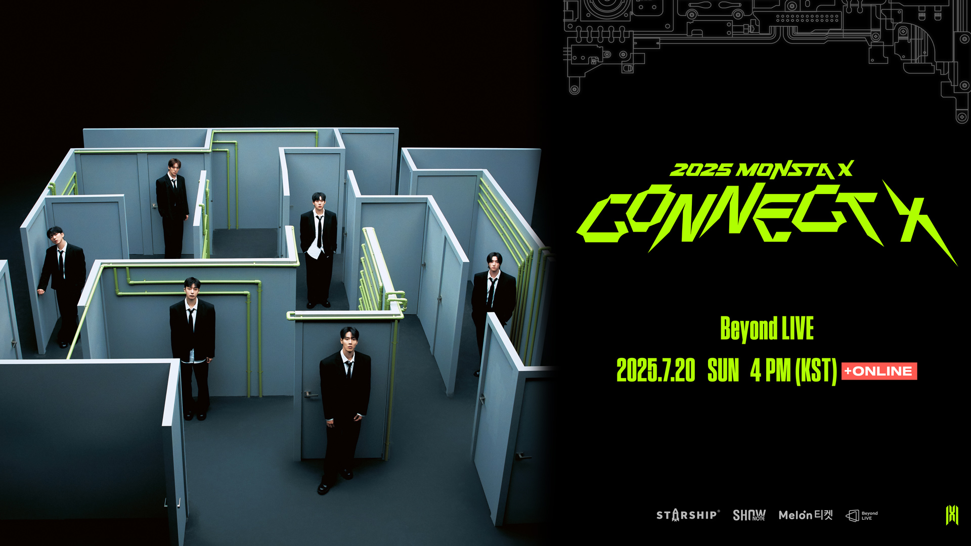 “MONSTA X”が3年ぶりに全員集合！注目の韓国公演がBeyond LIVEにて配信決定！