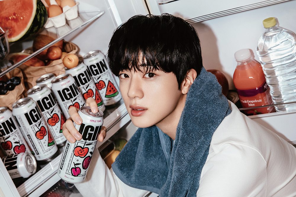 BTS・JINがアンバサダーを務める「IGIN」から、缶チューハイが初上陸！8月26日(火)よりローソンで先行発売開始