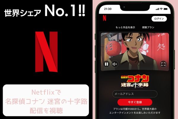 netflix 名探偵コナン 迷宮の十字路 配信