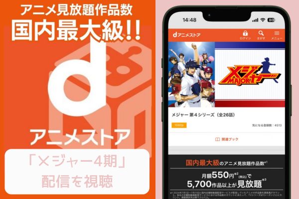 ｄアニメ メジャー 4期 配信