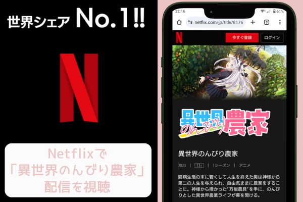 netflix 異世界のんびり農家 配信