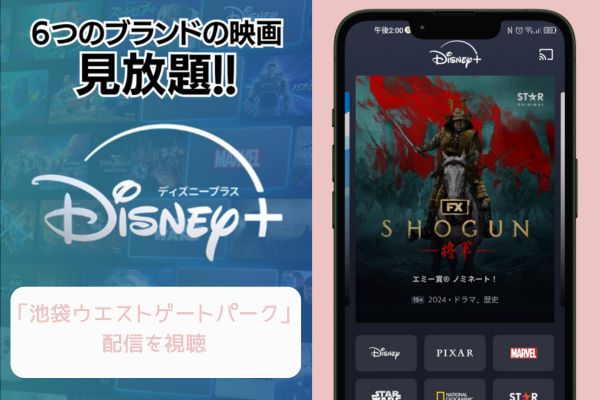 disney 池袋ウェストパークゲート 配信