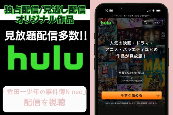 hulu 金田一少年の事件簿N neo 配信
