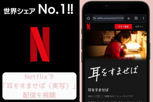 netflix 耳をすませば（実写） 配信