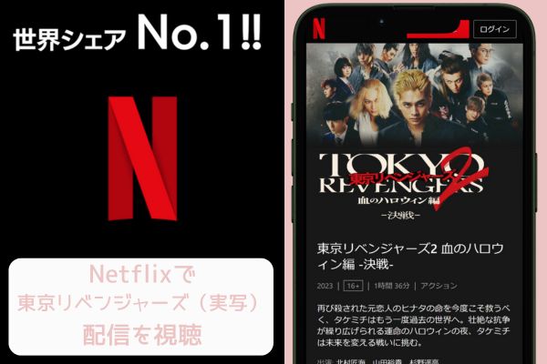 Netflix 東京リベンジャーズ（実写） 配信