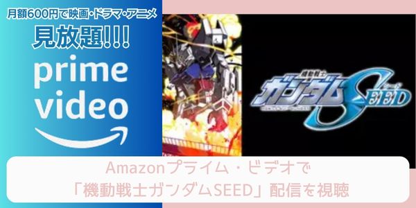 Amazonプライム 機動戦士ガンダムSEED 配信