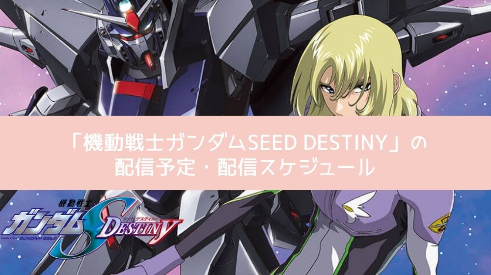 機動戦士ガンダムSEED DESTINY 配信