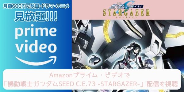 amazonプライム 機動戦士ガンダムSEED C.E.73 -STARGAZER- 配信