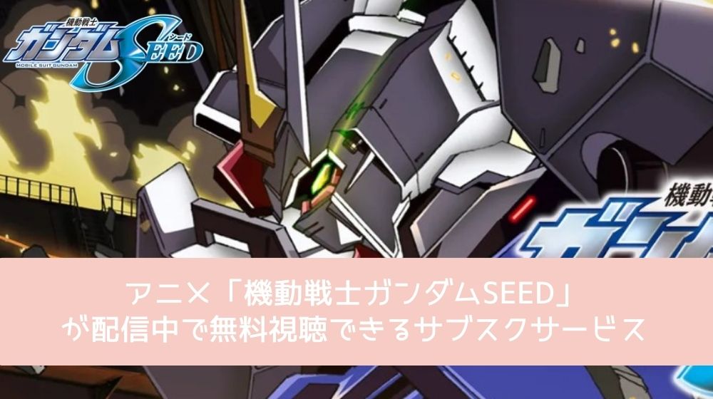 機動戦士ガンダムSEED 配信