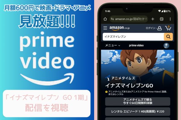 amazon イナズマイレブン GO 1期 配信