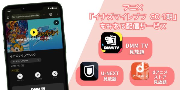 イナズマイレブン  GO 1期 配信
