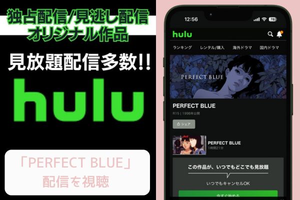 Hulu PERFECT BLUE 配信