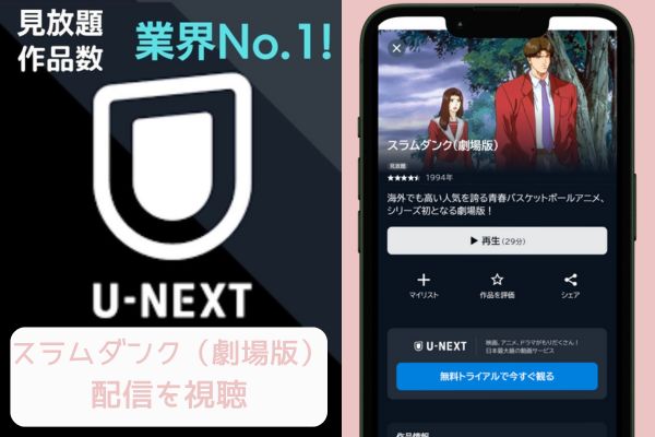 unext スラムダンク（劇場版） 配信