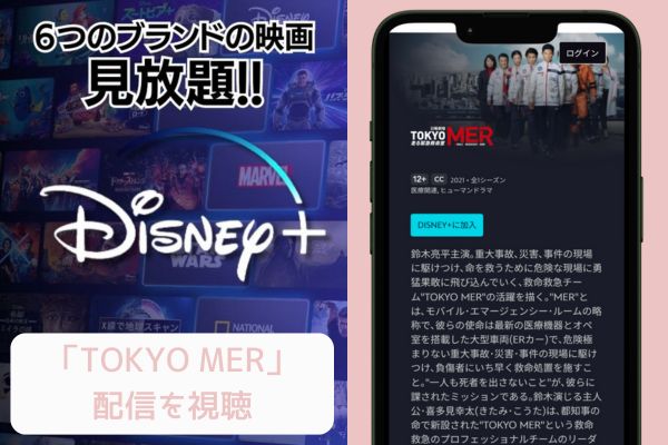 disney+ TOKYO MER〜走る緊急救命室〜 配信