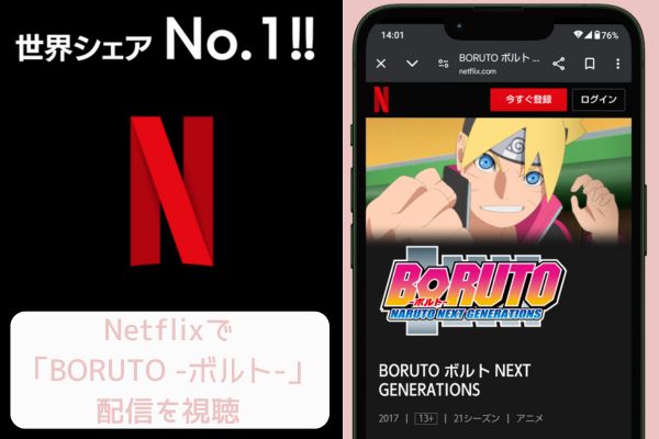 netflix BORUTO -ボルト- 配信