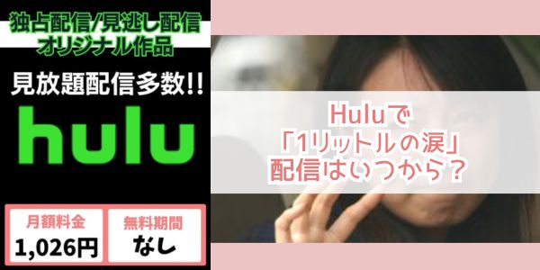 1リットルの涙 hulu