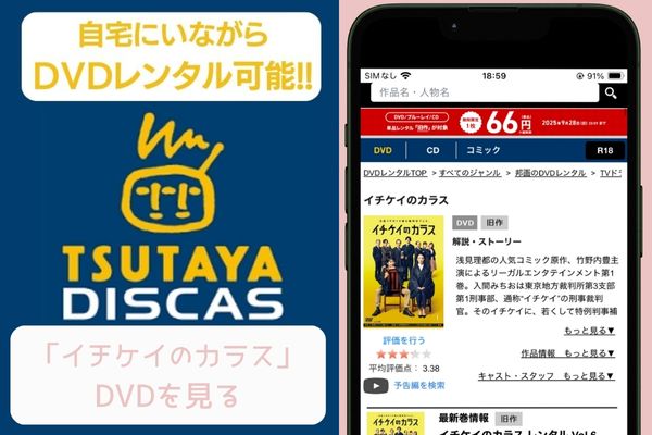 tsutaya イチケイのカラス レンタル
