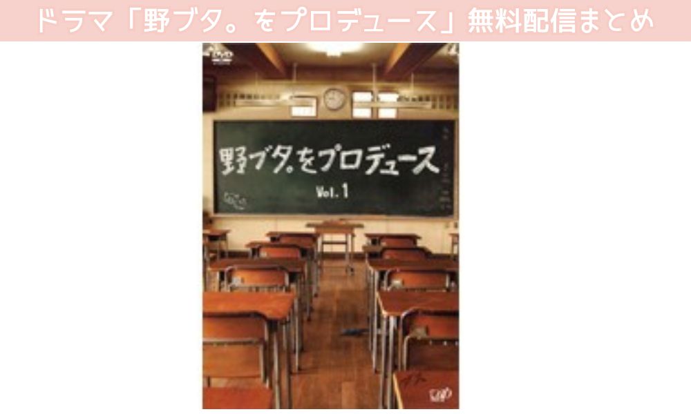 野ブタ。をプロデュース　配信