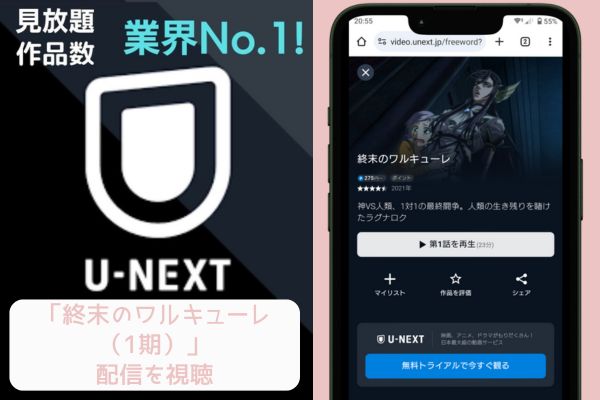 unext 終末のワルキューレ（1期） 配信