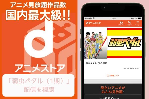 danime 弱虫ペダル（1期） 配信