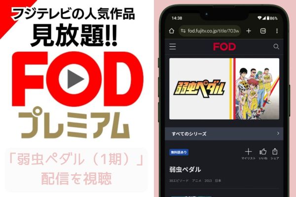 fod 弱虫ペダル（1期） 配信