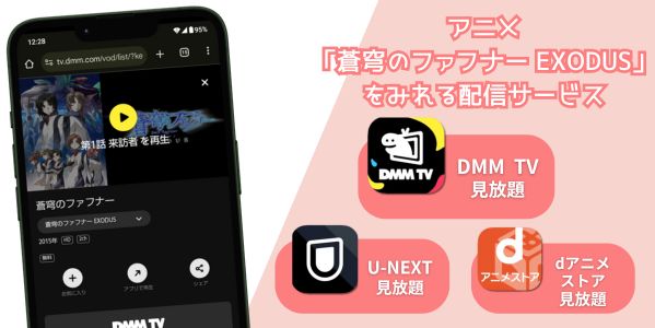 dmm 蒼穹のファフナー EXODUS 配信
