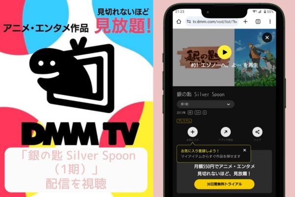 DMM TV 銀の匙 Silver Spoon（1期） 配信