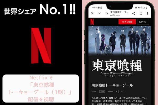 netflix 東京喰種トーキョーグール（1期） 配信