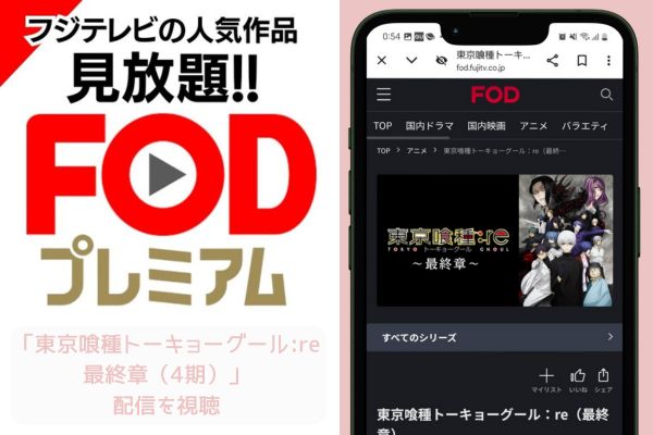 fod 東京喰種トーキョーグール:re 最終章（4期） 配信