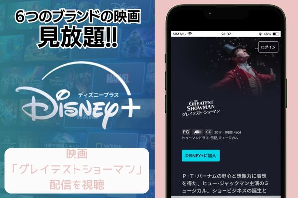 disney グレイテストショーマン 配信