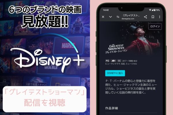 disney グレイテストショーマン 配信