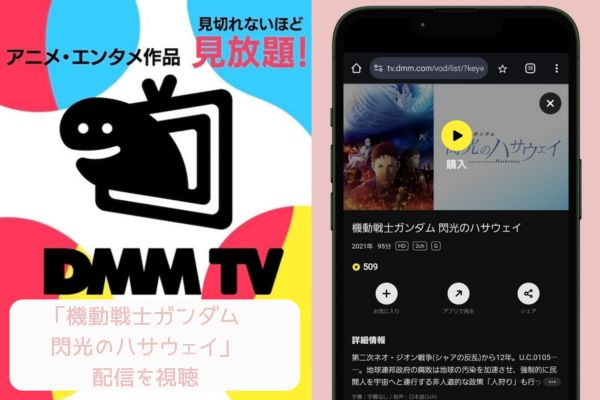 dmmtv 機動戦士ガンダム 閃光のハサウェイ 配信