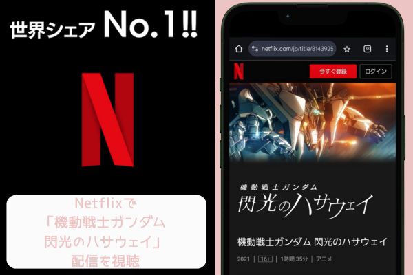 netflix 機動戦士ガンダム 閃光のハサウェイ 配信