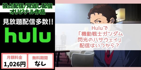 機動戦士ガンダム 閃光のハサウェイ hulu