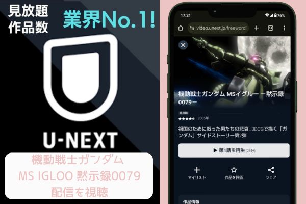 unext 機動戦士ガンダム MS IGLOO 黙示録0079 配信