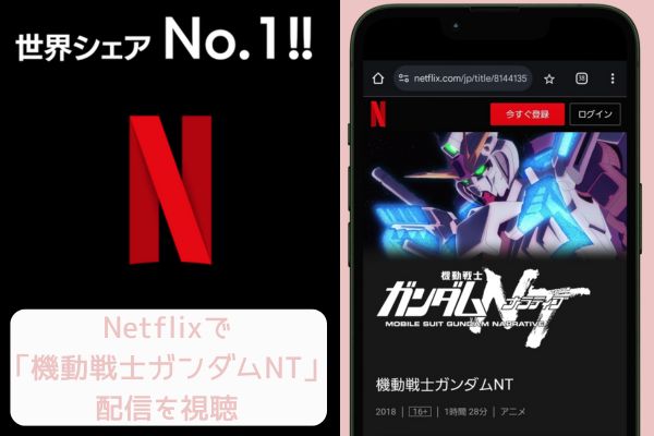 netflix 機動戦士ガンダムNT 配信