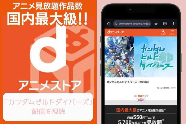 danime ガンダムビルドダイバーズ 配信