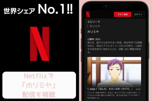 netflix ホリミヤ 配信