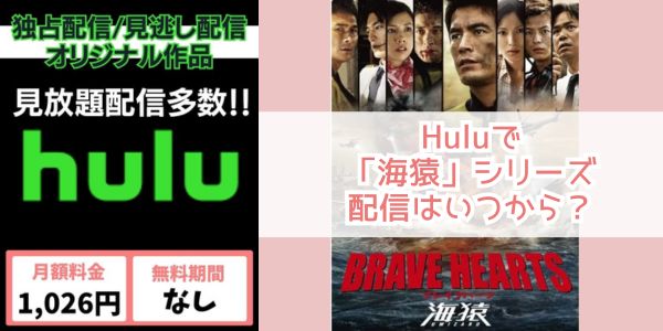 Hulu 海猿 配信