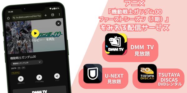 機動戦士ガンダム00 ファーストシーズン（1期） 配信