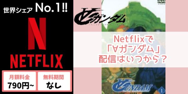 Netflix ∀ガンダム 配信