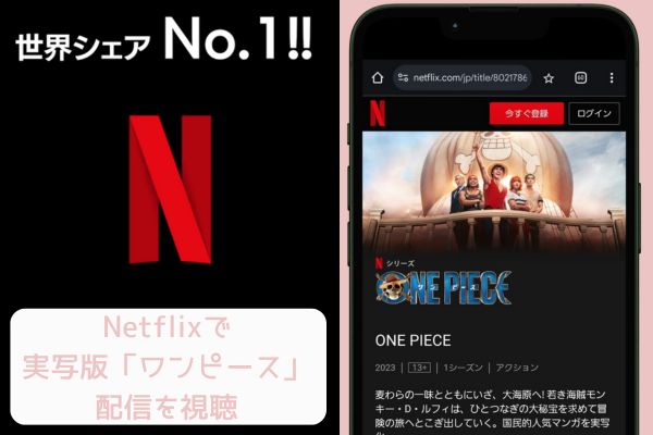 netflix ワンピース 配信