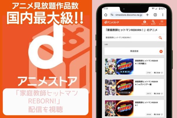 dアニメストア 家庭教師ヒットマンREBORN! 配信