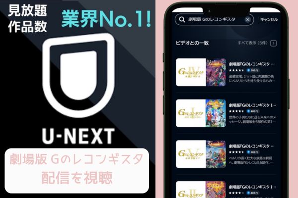 unext 劇場版 Gのレコンギスタ 配信