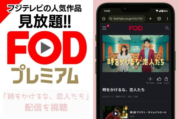 fod 時をかけるな、恋人たち 配信